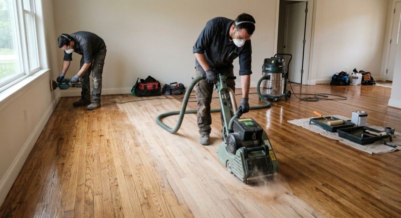 Birch Floor Refinishing in Kansas City, KS