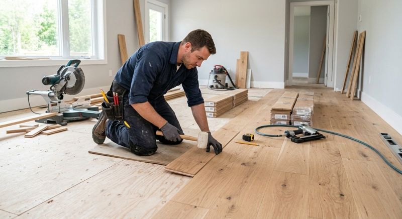 Walnut Flooring Installation in San Antonio, TX